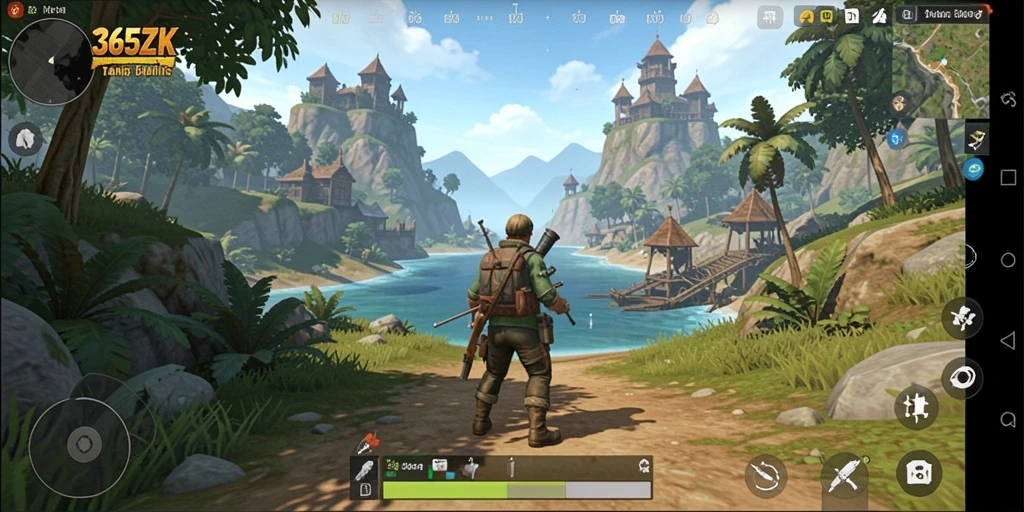 Tangkapan layar menampilkan gameplay mendalam dari 365ZK dalam dunia terbuka.