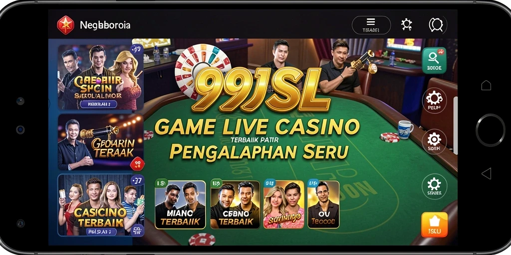 Tampilan gameplay Live Casino yang menarik dan interaktif dari 99SL.