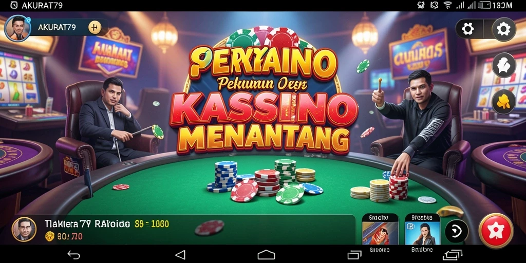 Tampilan gameplay seru di AKURAT79 dengan beragam permainan Kasino.