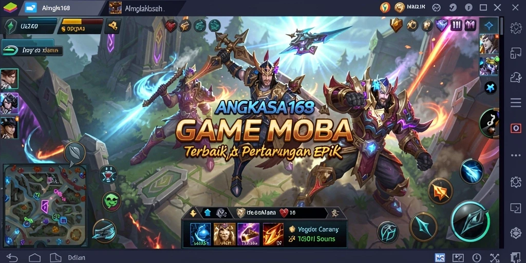 Tampilan gameplay seru di ANGKASA168 dengan aksi cepat dan strategi menarik.