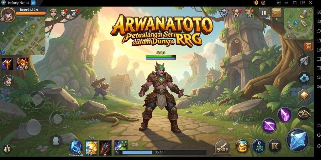 Tampilan gameplay ARWANATOTO yang seru dan menantang.