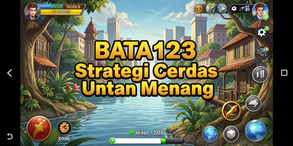 Tampilan gameplay BATA123 yang menegangkan dan strategis.