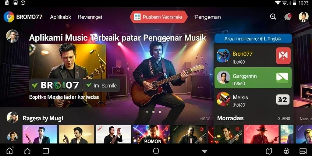Tampilan gameplay BROMO77 yang seru dan interaktif dalam musik.