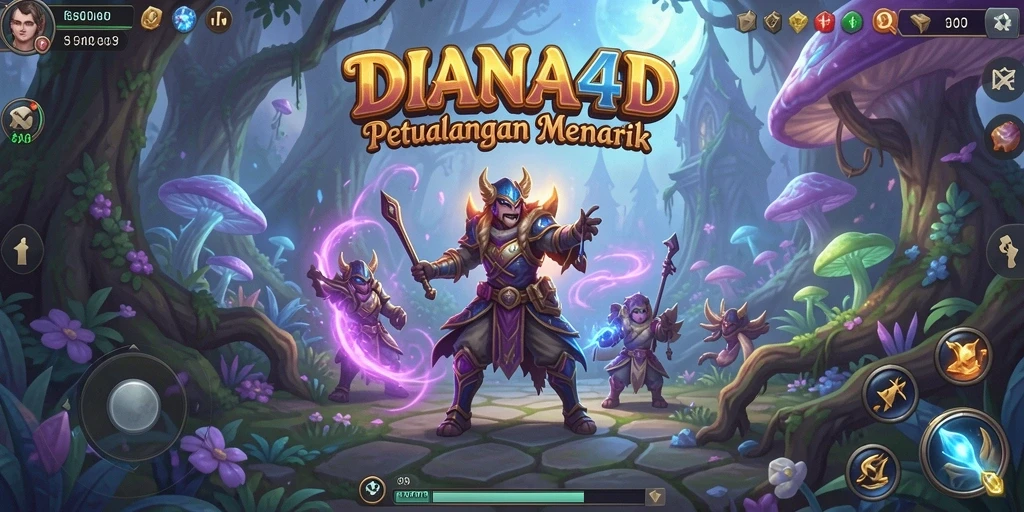 Gameplay DIANA4D yang seru dan penuh tantangan dalam dunia petualangan.