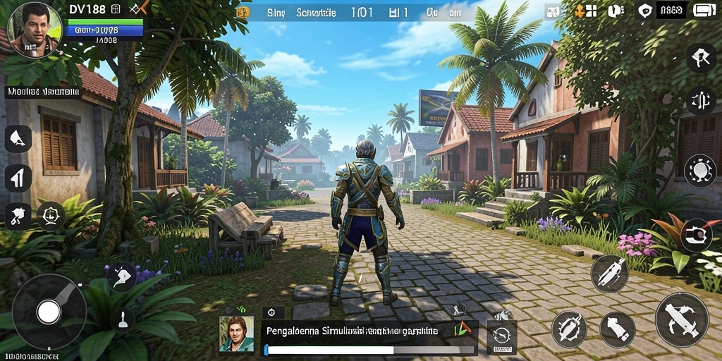 Tampilan menarik dari gameplay DV188 yang penuh tantangan.