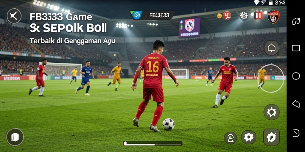 Gambaran gameplay sepak bola FB333 yang seru dan penuh aksi.