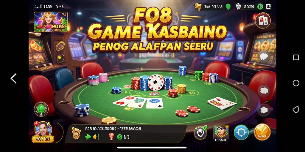 Tampilan permainan Kasino yang menarik dan seru di FO8.