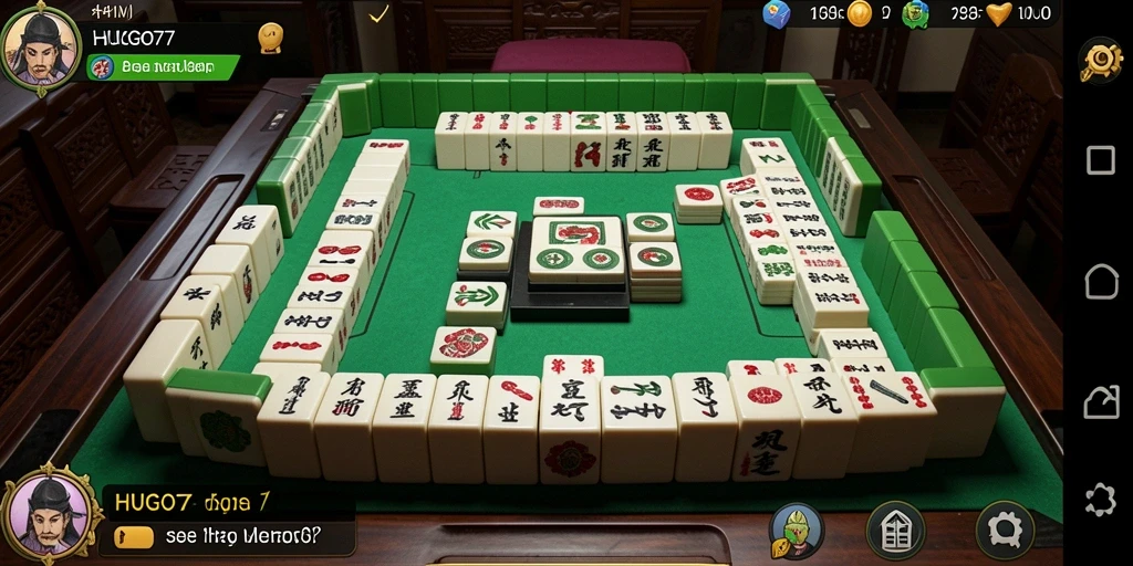 Screenshot gameplay HUGO77 menampilkan tantangan Mahjong yang seru.