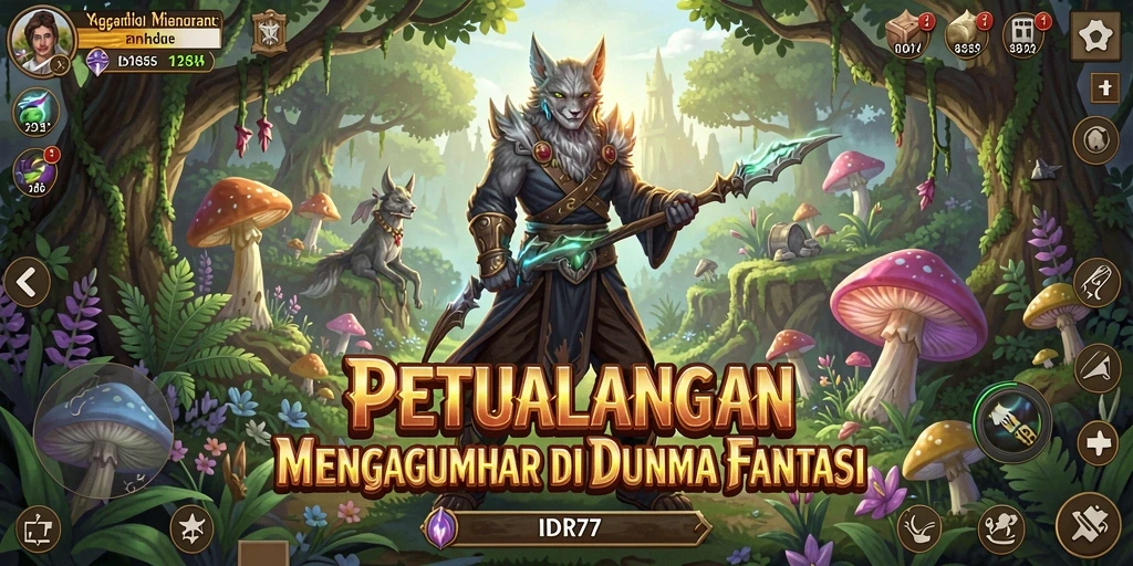 Tampilan gameplay IDR77 yang penuh petualangan dan tantangan.