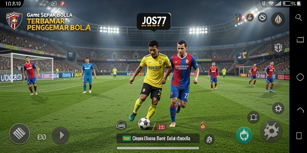 Tampilan menakjubkan dari gameplay <strong>JOS77</strong> saat laga berlangsung.