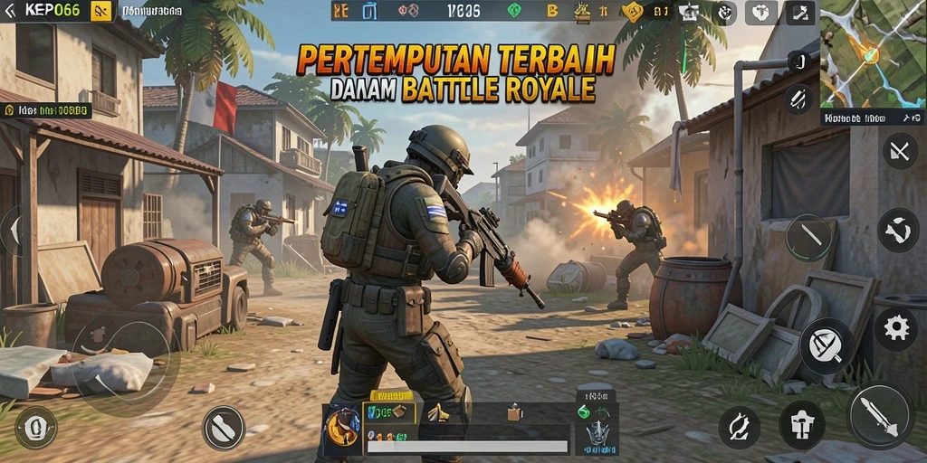Gameplay seru di KEPO66 dengan pertarungan Battle Royale yang mendebarkan.