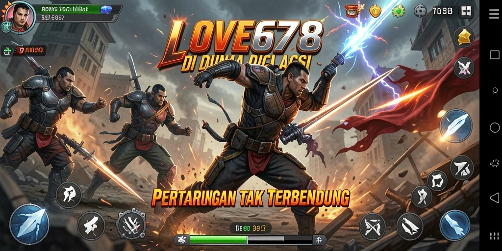 Tampilan seru gameplay <strong>LOVE678</strong> saat mengalahkan musuh.