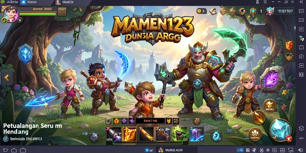 Gameplay dinamis dan seru di dunia ARPG MAMEN123.