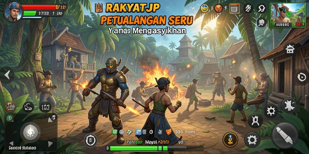 Tampilan gameplay RAKYATJP yang menakjubkan dalam petualangan yang seru.