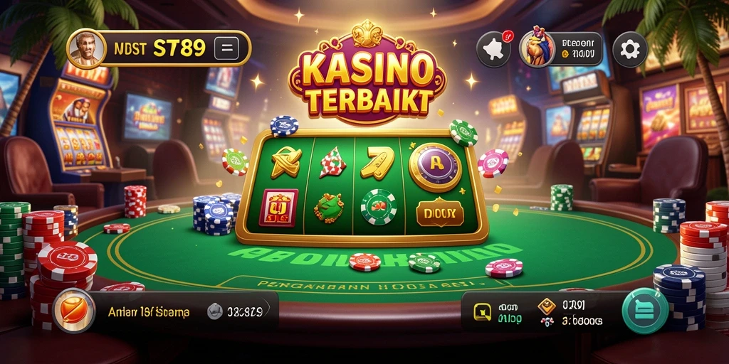 Tampilan menakjubkan dari gameplay kasino ST789 yang seru dan menarik.