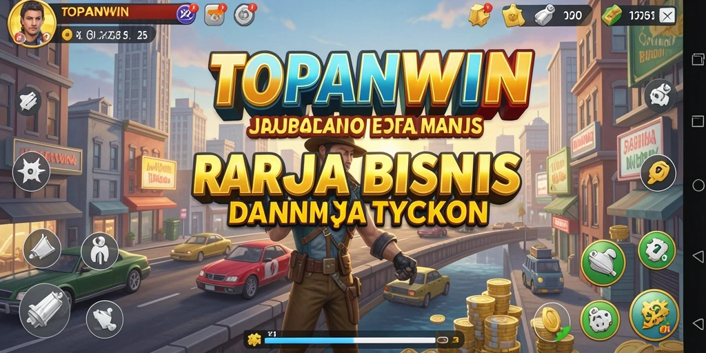 Gameplay seru dalam TOPANWIN yang menampilkan strategi bisnis.
