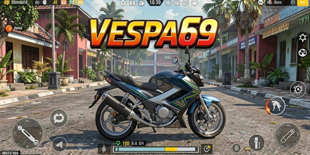 Tampilan gameplay VESPA69 yang menampilkan aksi Tower Defense intens.